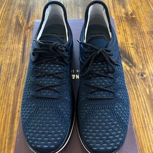 Johnston & Murphy Men's Activate U-Throat Navy Knit Sneakers Sz 9.5